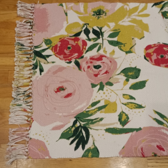 Floral Small Area Rug / Mat - Picture 5 of 9
